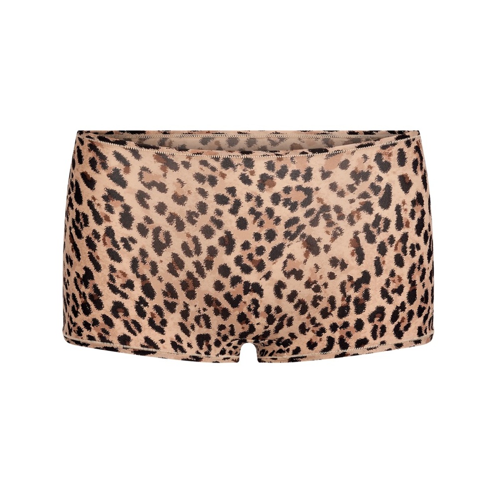 SKIMS FITS EVERYBODY BOYSHORT STYLE PN-BOY-9331 SIENNA JAGUAR PRINT Size Small - Picture 2 of 8